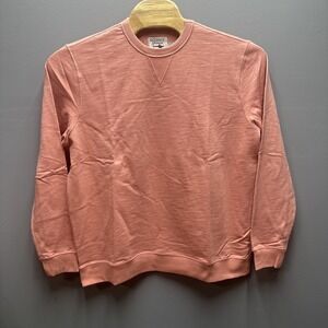 Guideboat Company Sweatshirt XL Crewneck Crimson Pullover Sweater Slub Terry